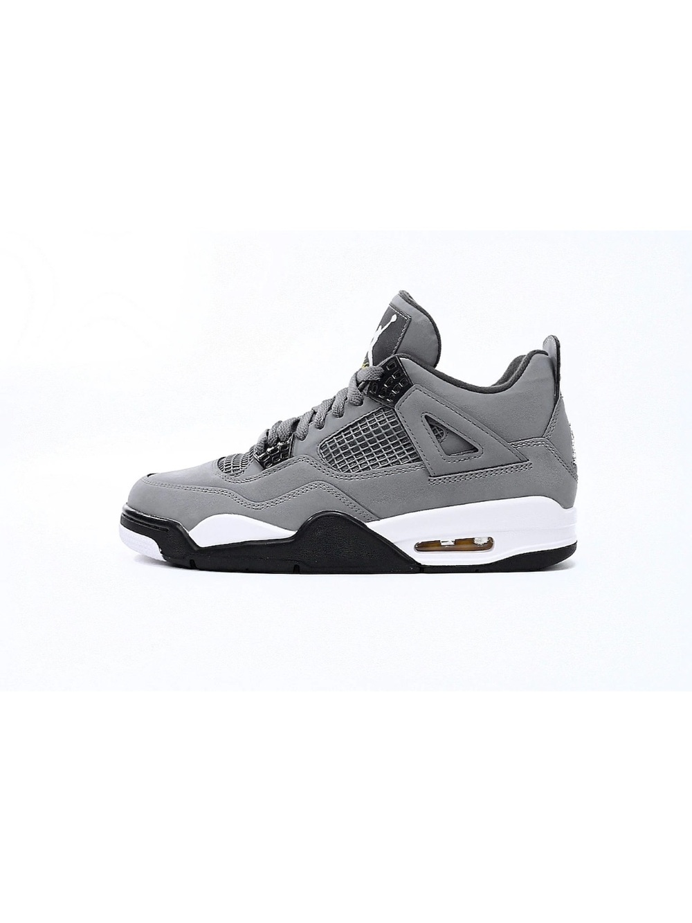 Jordan Men's Grey and Black Basketball Sneakers